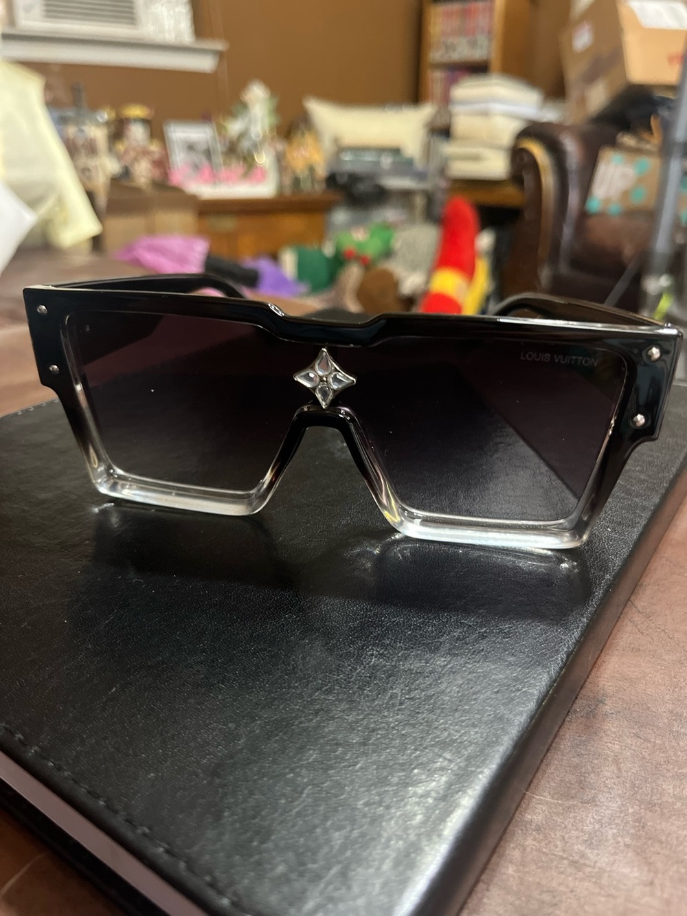 Louis. Vuitton. Cyclone Black Sunglasses Shades